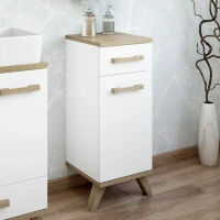 Тумба Sanflor Ингрид 30, белый матовый, швейцарский вяз