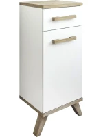 Тумба Sanflor Ингрид 30, белый матовый, швейцарский вяз