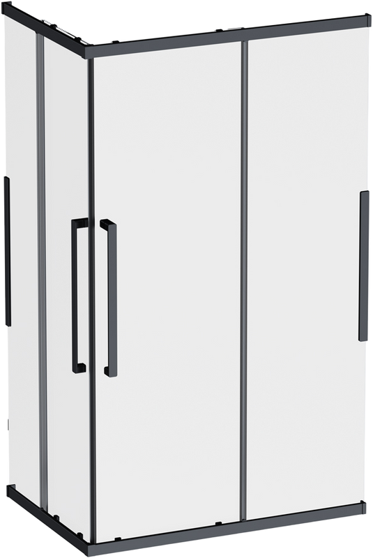 Душевой уголок AM.PM Func W84G-403-12080-BT 120х80 см, профиль черный матовый