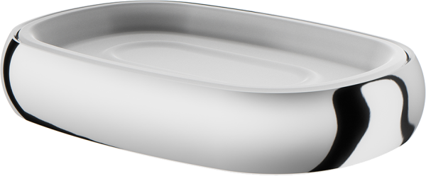 Мыльница AM.PM Sensation A3031200 керамическая, белая, хром