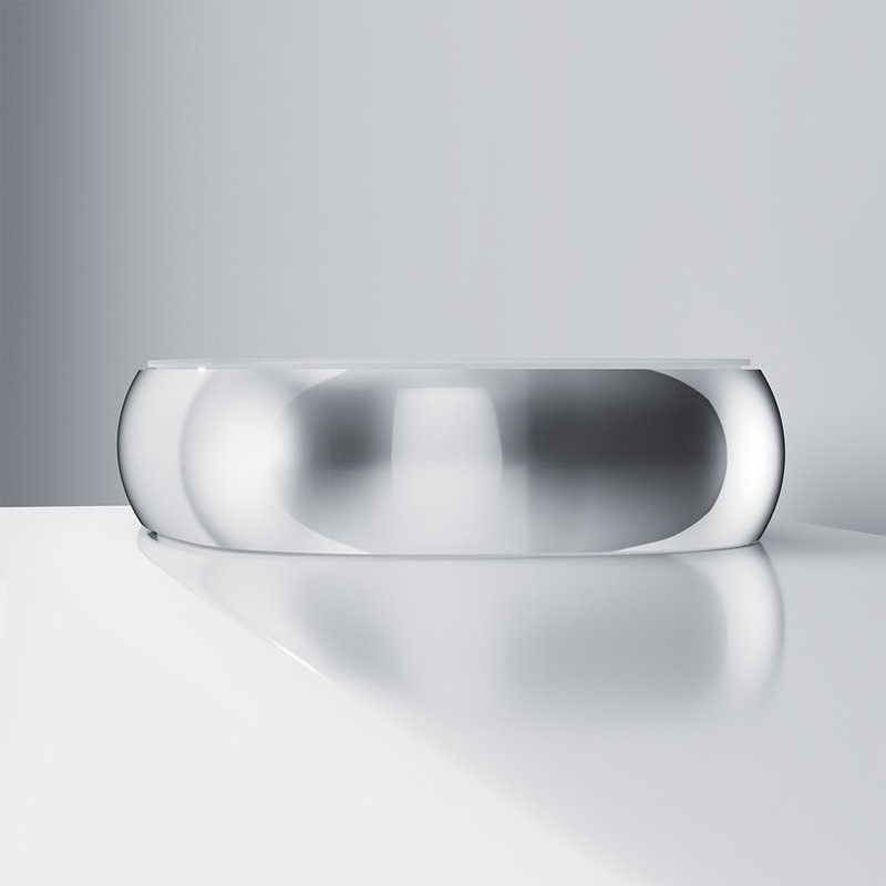 Мыльница AM.PM Sensation A3031200 керамическая, белая, хром