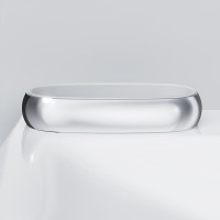 Мыльница AM.PM Sensation A3031200 керамическая, белая, хром Мыльница AM.PM Sensation A3031200 керамическая, белая, хром