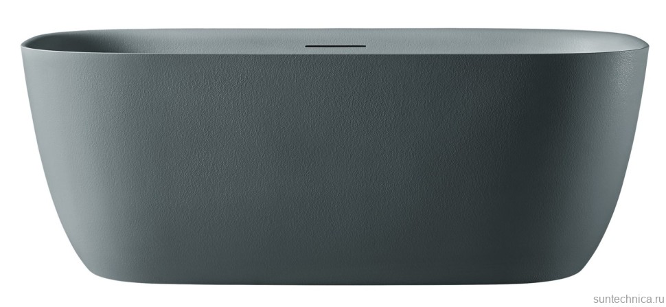 Ванна из искусственного камня AltroBagno Luciana 090222 170x80 см, отдельностоящая, овальная, на ножках, с донным клапаном