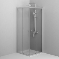 Душевой уголок AM.PM Sunny W87G-403-8080-MT 80x80 см, серебро