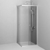 Душевой уголок AM.PM Sunny W87G-403-8080-MT 80x80 см, серебро