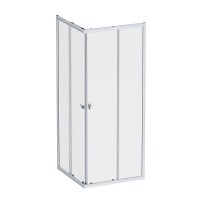 Душевой уголок AM.PM Sunny W87G-403-8080-MT 80x80 см, серебро