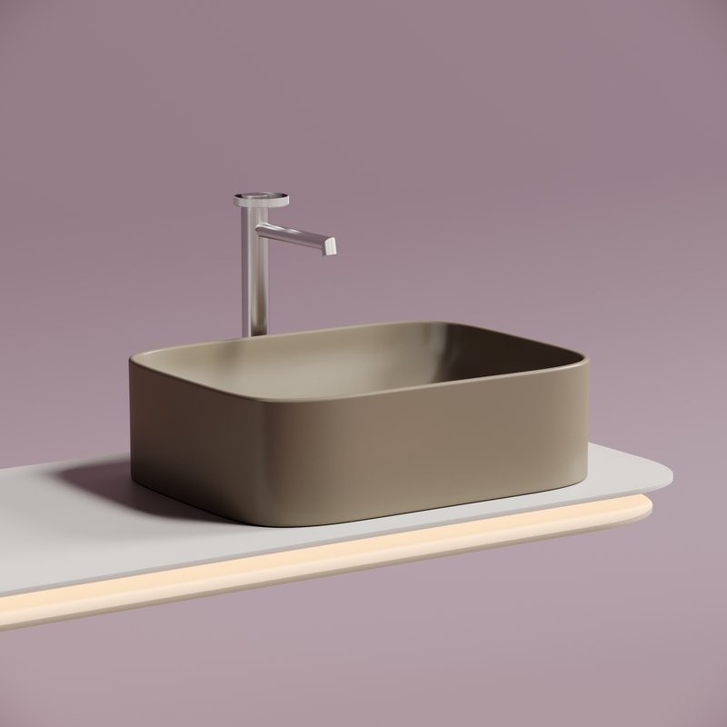 Накладная раковина Ceramicanova Element CN6052MC капучино матовая