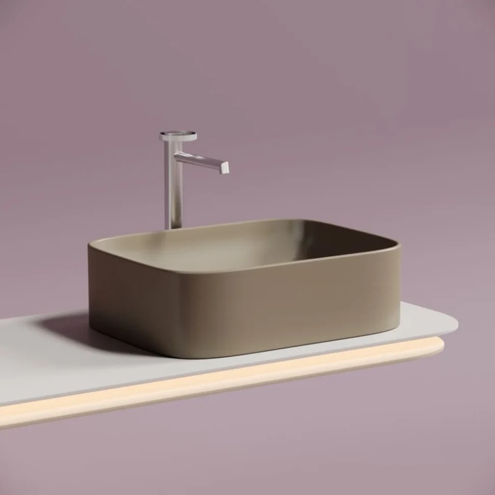 Накладная раковина Ceramicanova Element CN6052MC капучино матовая