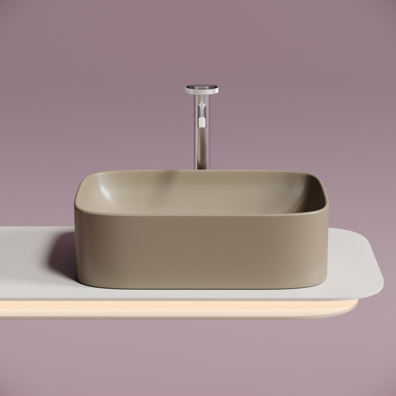 Накладная раковина Ceramicanova Element CN6052MC капучино матовая