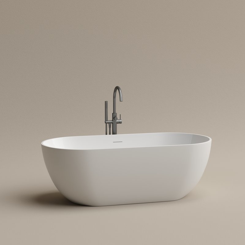 Акриловая ванна Leaf 1700x800x580, отдельностоящая, FB20