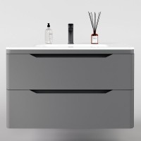 Мебель для ванной комнаты Style Line Марелла 90 подвесная, серая