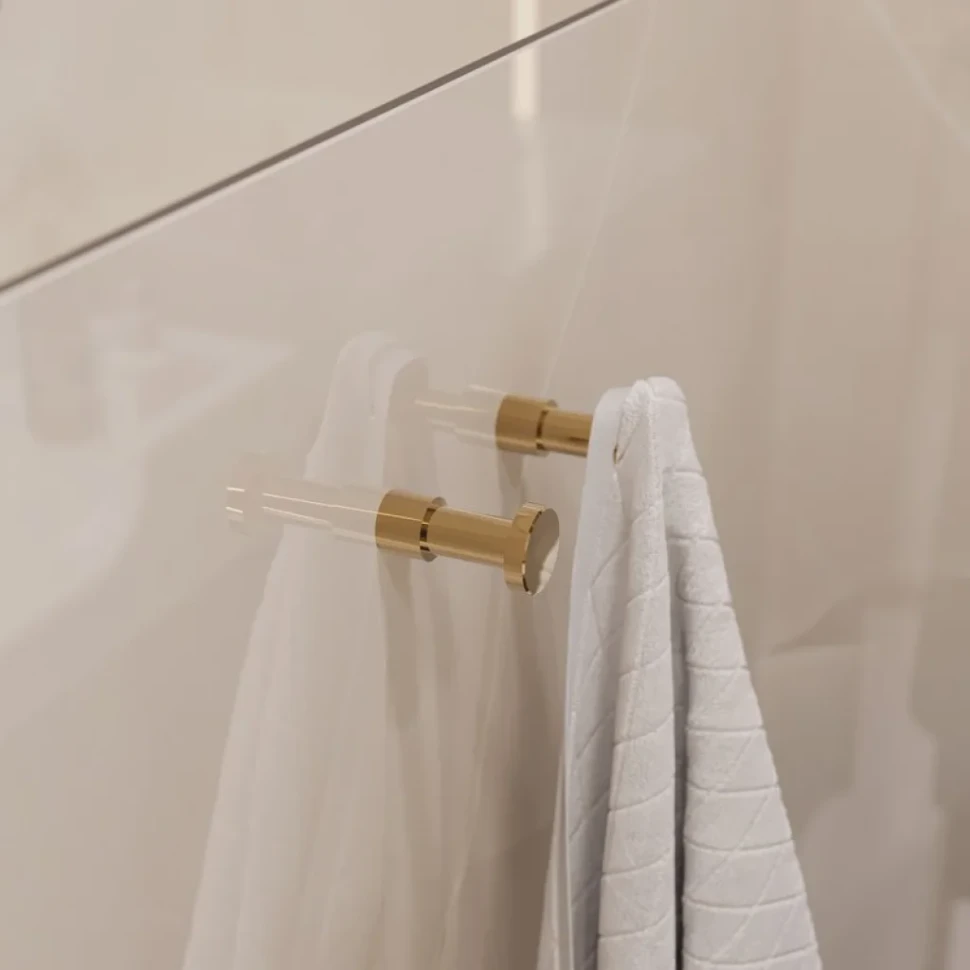 Крючок DEKOR BANYO Alina Gold A40 408 12 золото, на шурупах