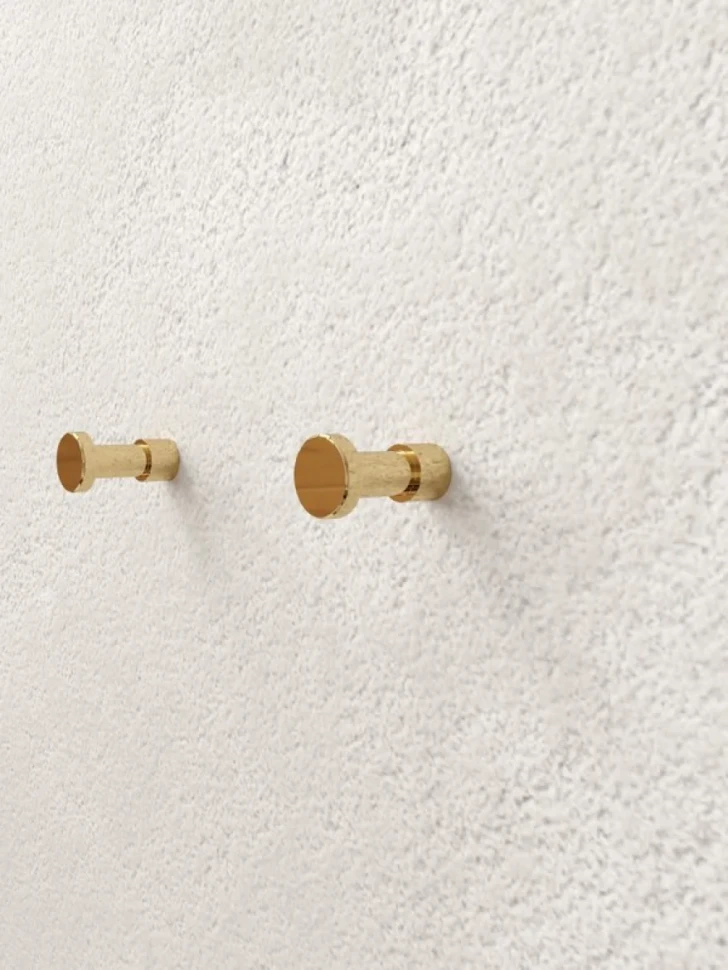 Крючок DEKOR BANYO Alina Gold A40 408 12 золото, на шурупах