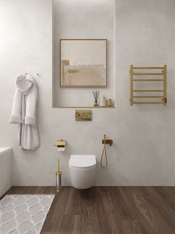 Крючок DEKOR BANYO Alina Gold A40 408 12 золото, на шурупах