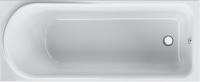 Акриловая ванна AM.PM Like 170x70 см, пристенная, белая, с каркасом