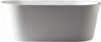Акриловая ванна BelBagno BB202-1600-800 160x80 см, отдельностоящая, белая, овальная, на ножках, со сливом-переливом