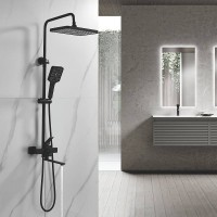 Душевая стойка Shevanik S6136H черная