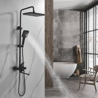 Душевая стойка Shevanik S6136H черная