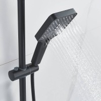 Душевая стойка Shevanik S6136H черная