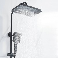 Душевая стойка Shevanik S6136H черная