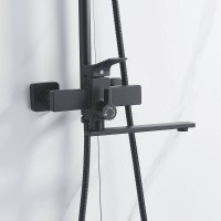 Душевая стойка Shevanik S6136H черная