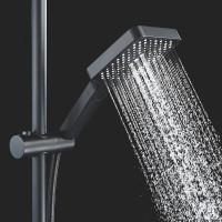 Душевая стойка Shevanik S6136H черная