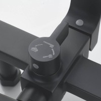 Душевая стойка Shevanik S6136H черная