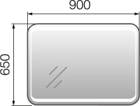 Зеркало 1MarKa Eco 90