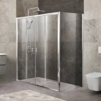 Душевой уголок BelBagno Unique UNIQUE-AH-21-170/200-80-C-Cr