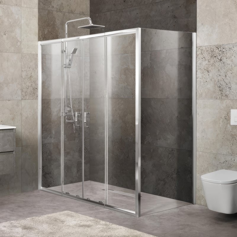 Душевой уголок BelBagno Unique UNIQUE-AH-21-170/200-80-C-Cr