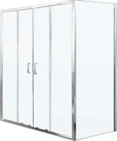Душевой уголок BelBagno Unique UNIQUE-AH-21-170/200-80-C-Cr