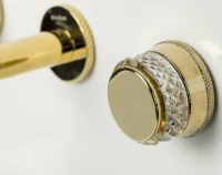 Смеситель для раковины Boheme Aura 152-2-G-A С ВНУТРЕННЕЙ ЧАСТЬЮ, золото Смеситель для раковины Boheme Aura 152-2-G-A С ВНУТРЕННЕЙ ЧАСТЬЮ, золото