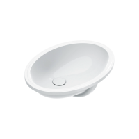 Раковина встраиваемая снизу Catalano Italy 0727570001 57х42 глянцевая белая, овальная