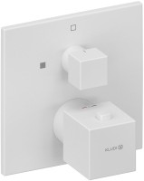 Термостатический смеситель встраиваемый Kludi Decus 548855375 белый матовый