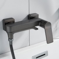 Смеситель для ванны с душем Shevanik S4102T оружейная сталь Смеситель для ванны с душем Shevanik S4102T оружейная сталь