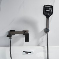 Смеситель для ванны с душем Shevanik S4102T оружейная сталь Смеситель для ванны с душем Shevanik S4102T оружейная сталь