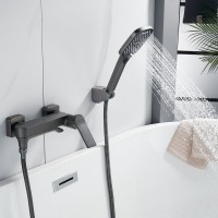 Смеситель для ванны с душем Shevanik S4102T оружейная сталь Смеситель для ванны с душем Shevanik S4102T оружейная сталь