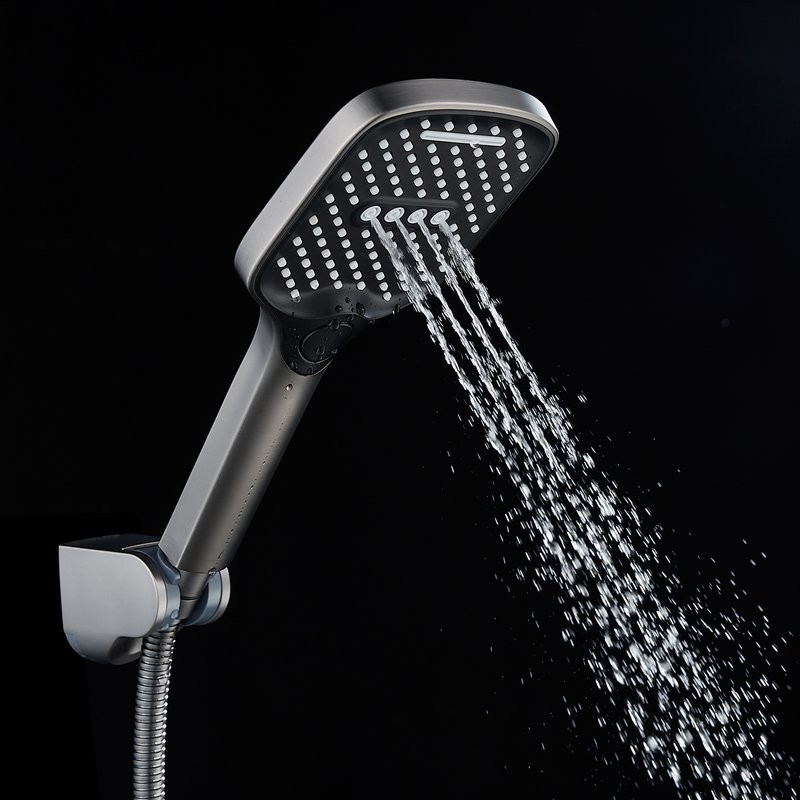 Смеситель для ванны с душем Shevanik S4102T оружейная сталь