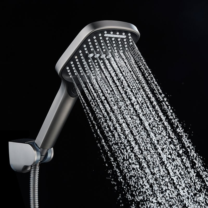 Смеситель для ванны с душем Shevanik S4102T оружейная сталь