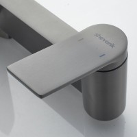 Смеситель для ванны с душем Shevanik S4102T оружейная сталь Смеситель для ванны с душем Shevanik S4102T оружейная сталь