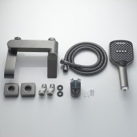 Смеситель для ванны с душем Shevanik S4102T оружейная сталь Смеситель для ванны с душем Shevanik S4102T оружейная сталь