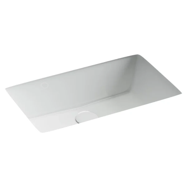 Раковина встраиваемая снизу Ceramicanova Era CN15004 53 глянцевая белая, прямоугольная