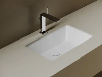 Раковина встраиваемая снизу Ceramicanova Era CN15004 53 глянцевая белая, прямоугольная