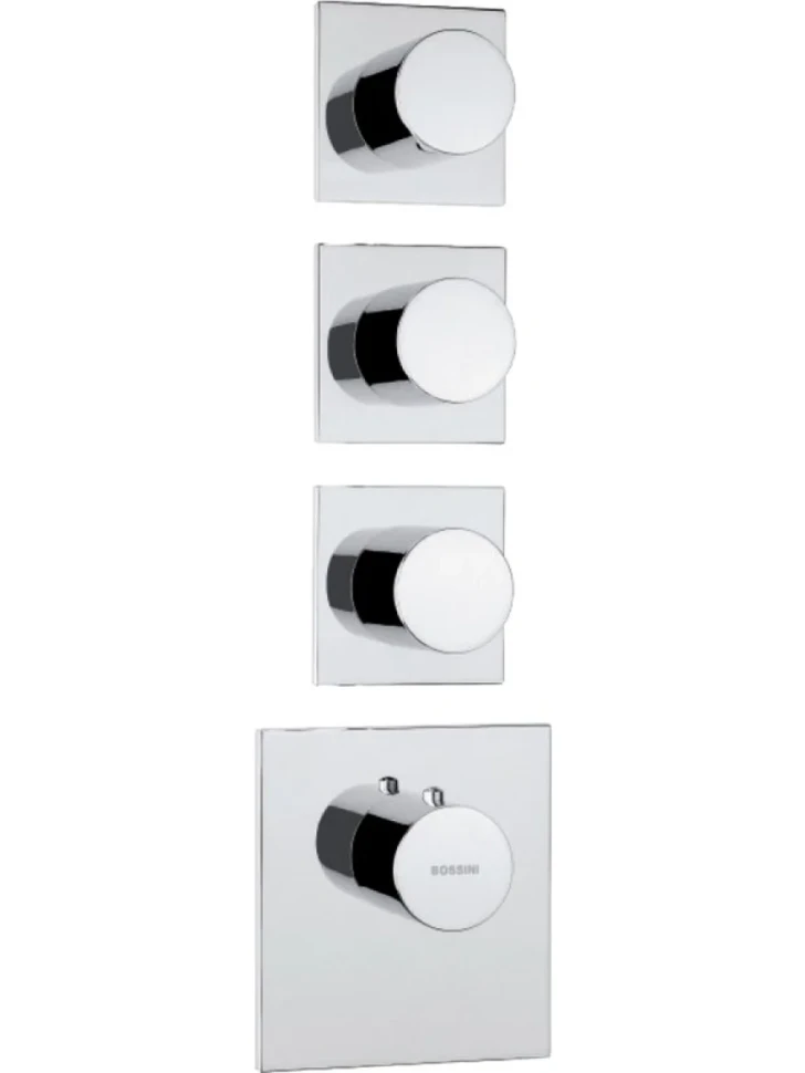 Термостатический смеситель встраиваемый Bossini OKI 3 Outlets LP Z031205 С ВНУТРЕННЕЙ ЧАСТЬЮ, хром