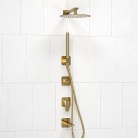 Душевой комплект Wasserkraft Neckar A2151.278.279.183.208.280.197.281 С ВНУТРЕННЕЙ ЧАСТЬЮ, золото