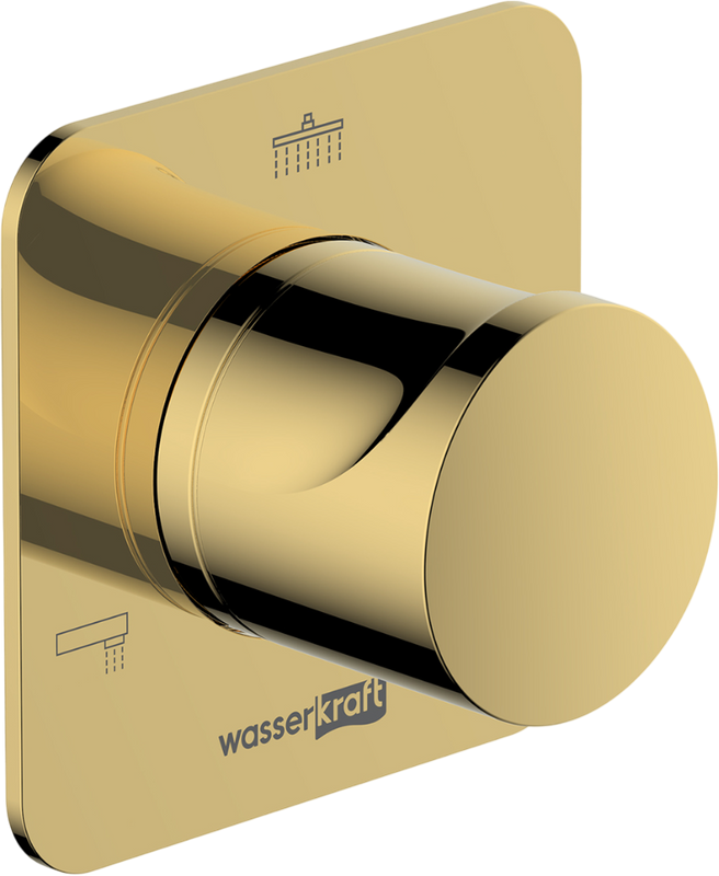 Душевой комплект Wasserkraft Neckar A2151.278.279.183.208.280.197.281 С ВНУТРЕННЕЙ ЧАСТЬЮ, золото