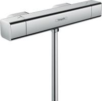 Душевой комплект Термостат Hansgrohe Ecostat E 15773000 для душа + Стойка Crometta E 240 1jet Showerpipe Reno 27289000 EcoSmart