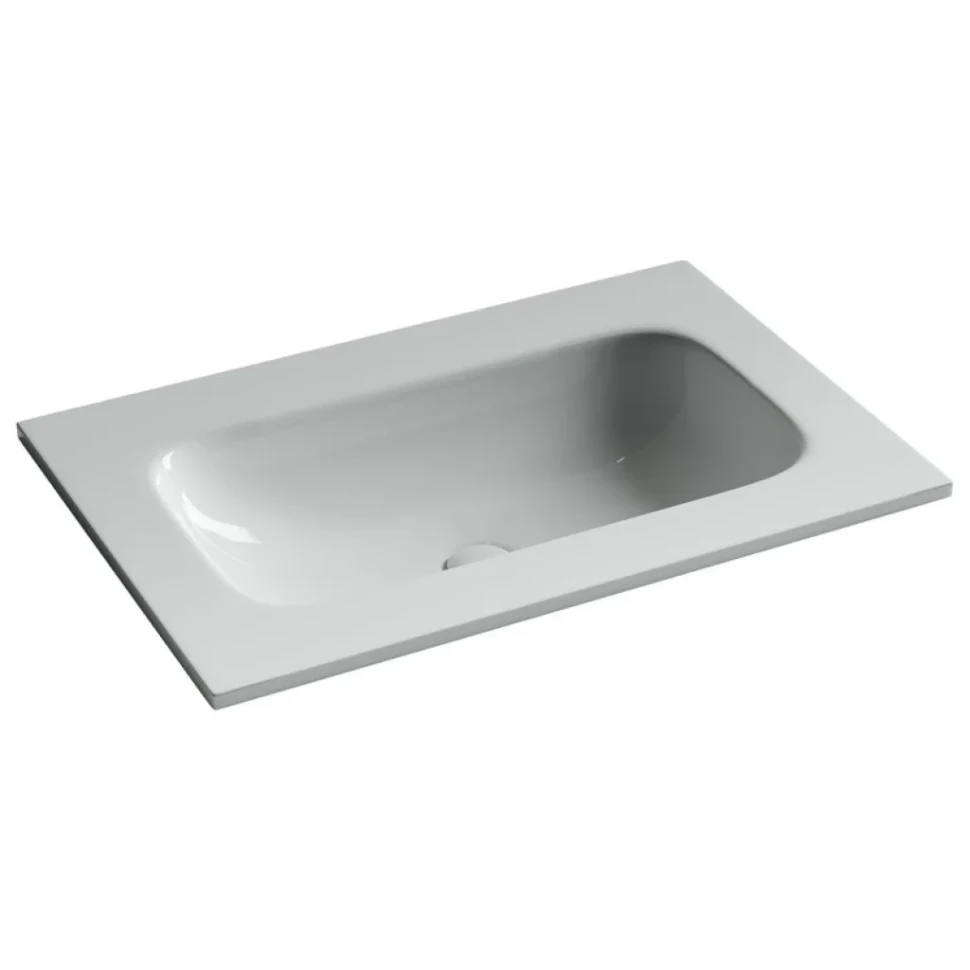 Раковина накладная Ceramicanova Grace 71х45,7х13,7 см, для ванной комнаты, белый, CN7031wx