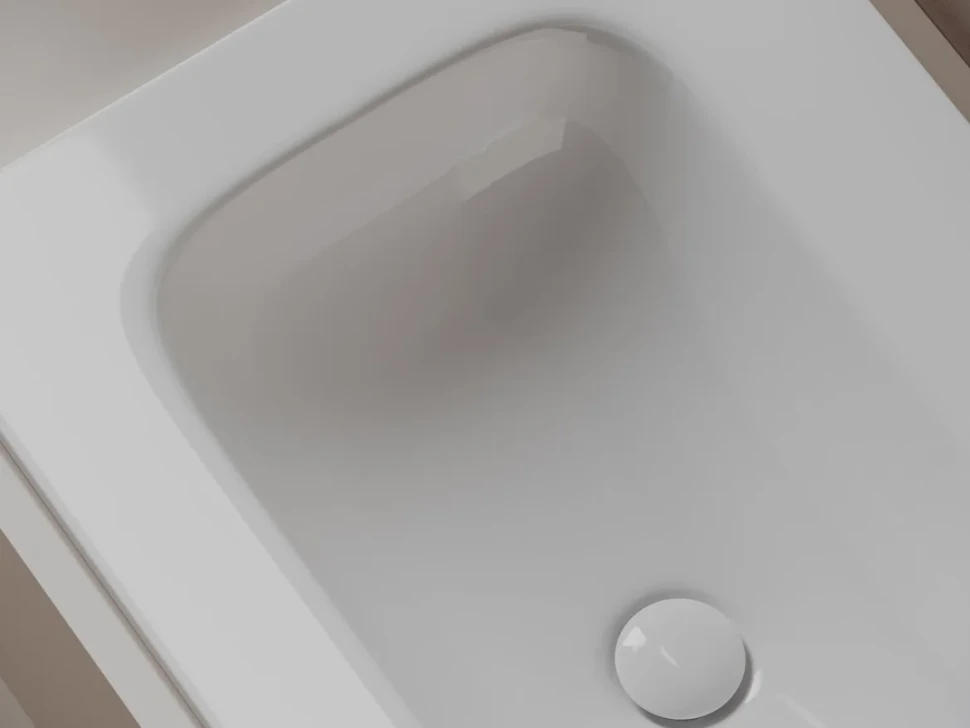 Раковина накладная Ceramicanova Grace 71х45,7х13,7 см, для ванной комнаты, белый, CN7031wx
