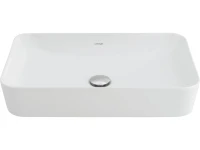 Накладная раковина Creavit Ultra UL060-00MB00E-0000 60 жемчужно-белая, прямоугольная
